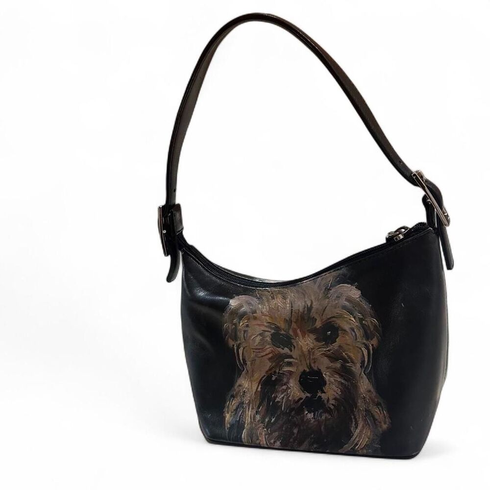 Rare vintage ICON Wearable Art leather bag
